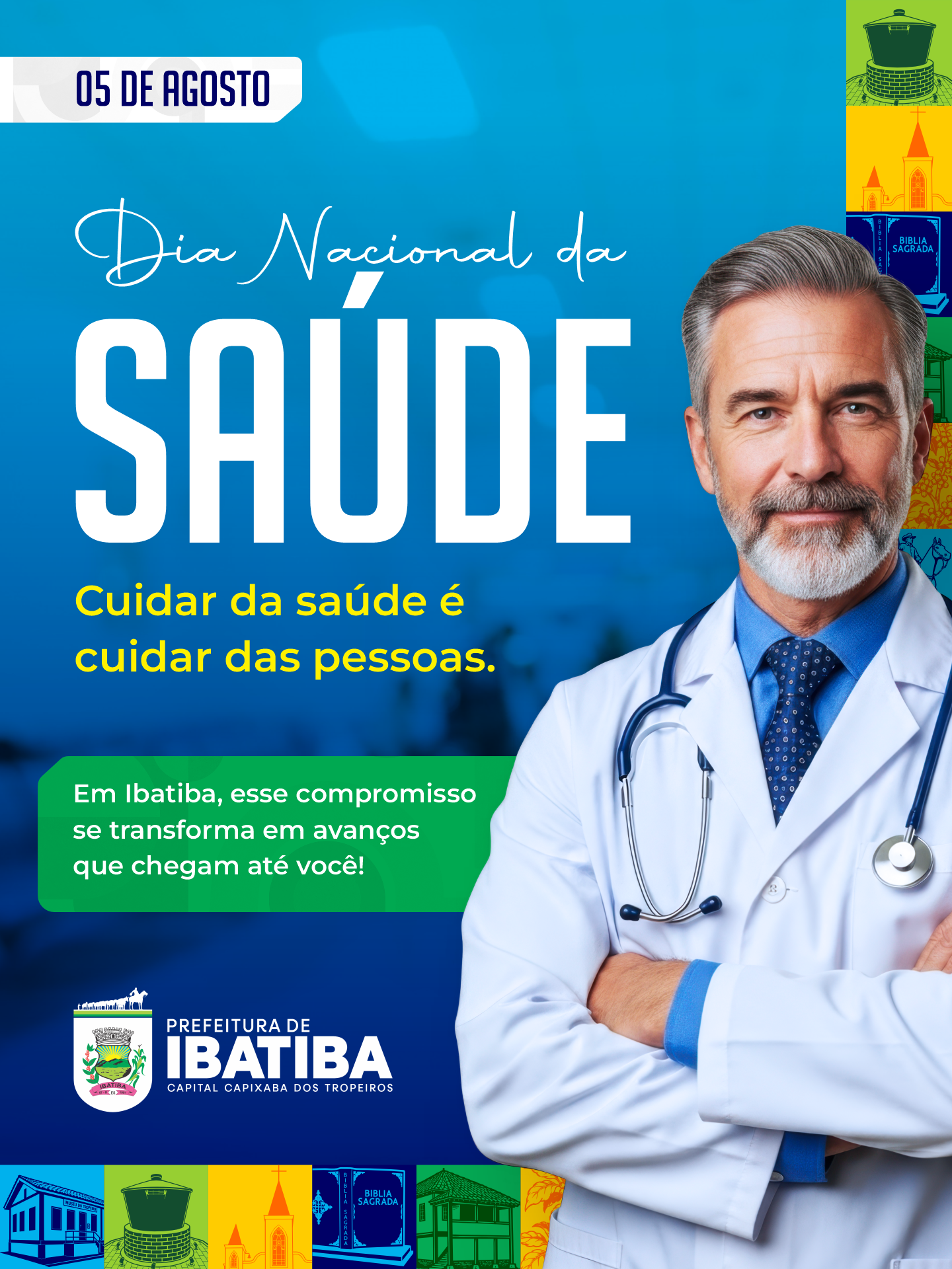 No Dia Nacional da Saúde, Prefeitura de Ibatiba destaca avanços nos serviços oferecidos à população