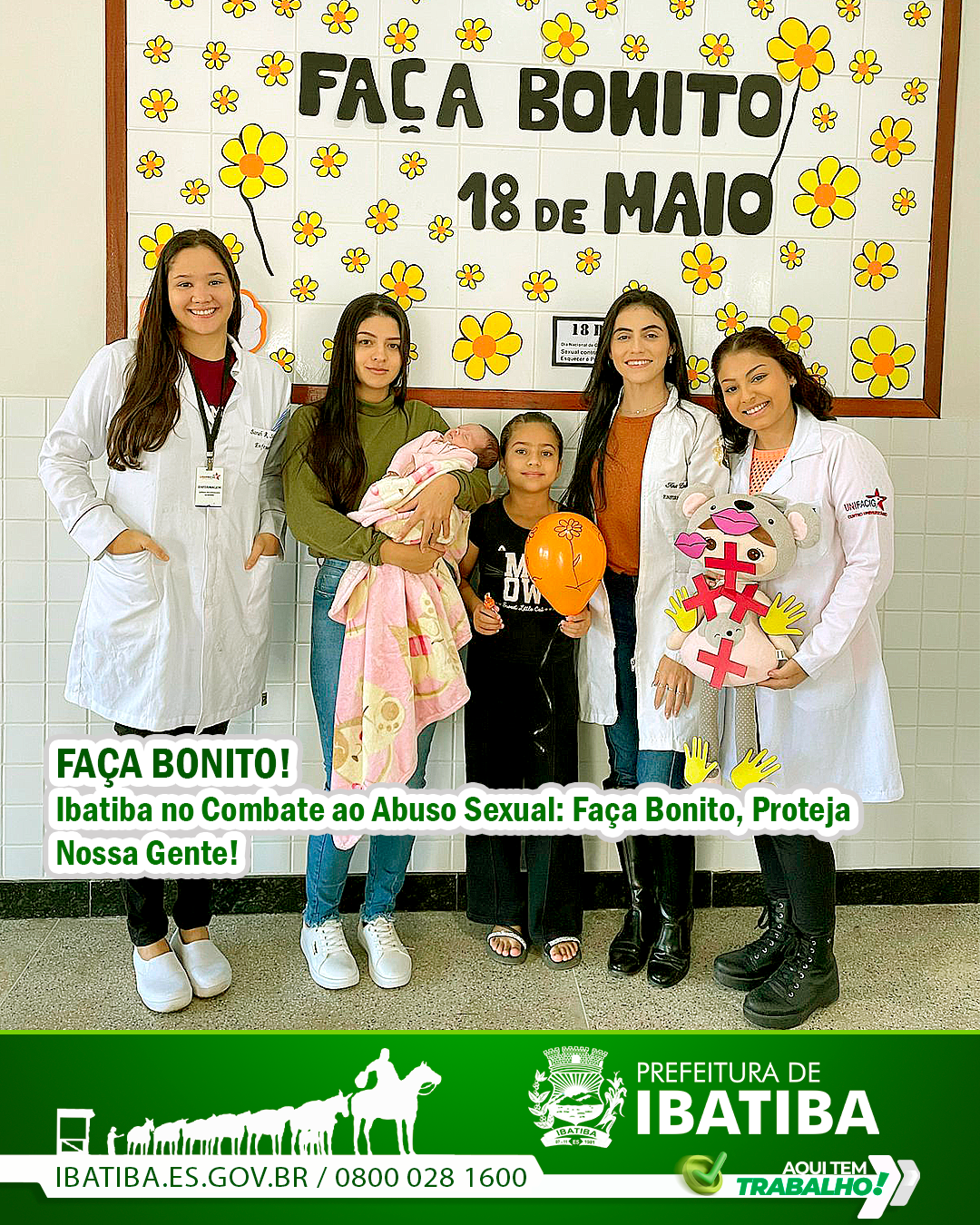 Prefeitura de Ibatiba Engaja Comunidade no Combate à Violência Sexual Contra Crianças e Adolescentes!
