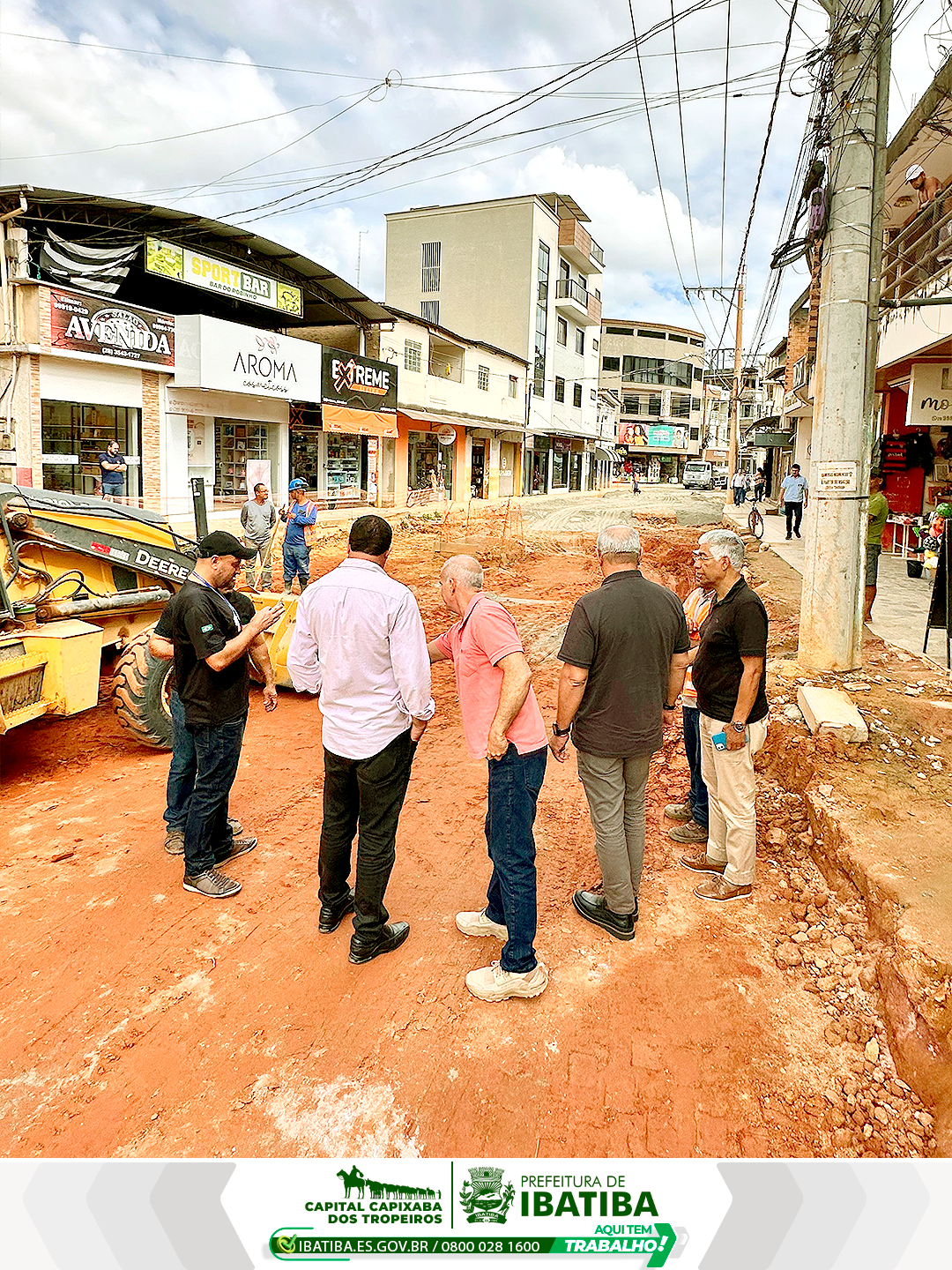 Prefeitura de Ibatiba Acompanha Andamento das Obras na Rua Afonso Cláudio!