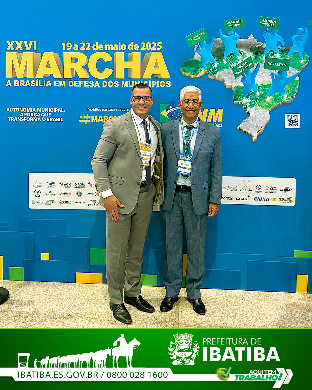  Prefeito Dr. Luis Pancoti Representa Ibatiba na Marcha dos Prefeitos em Brasília: Fortalecendo o Futuro dos Municípios!