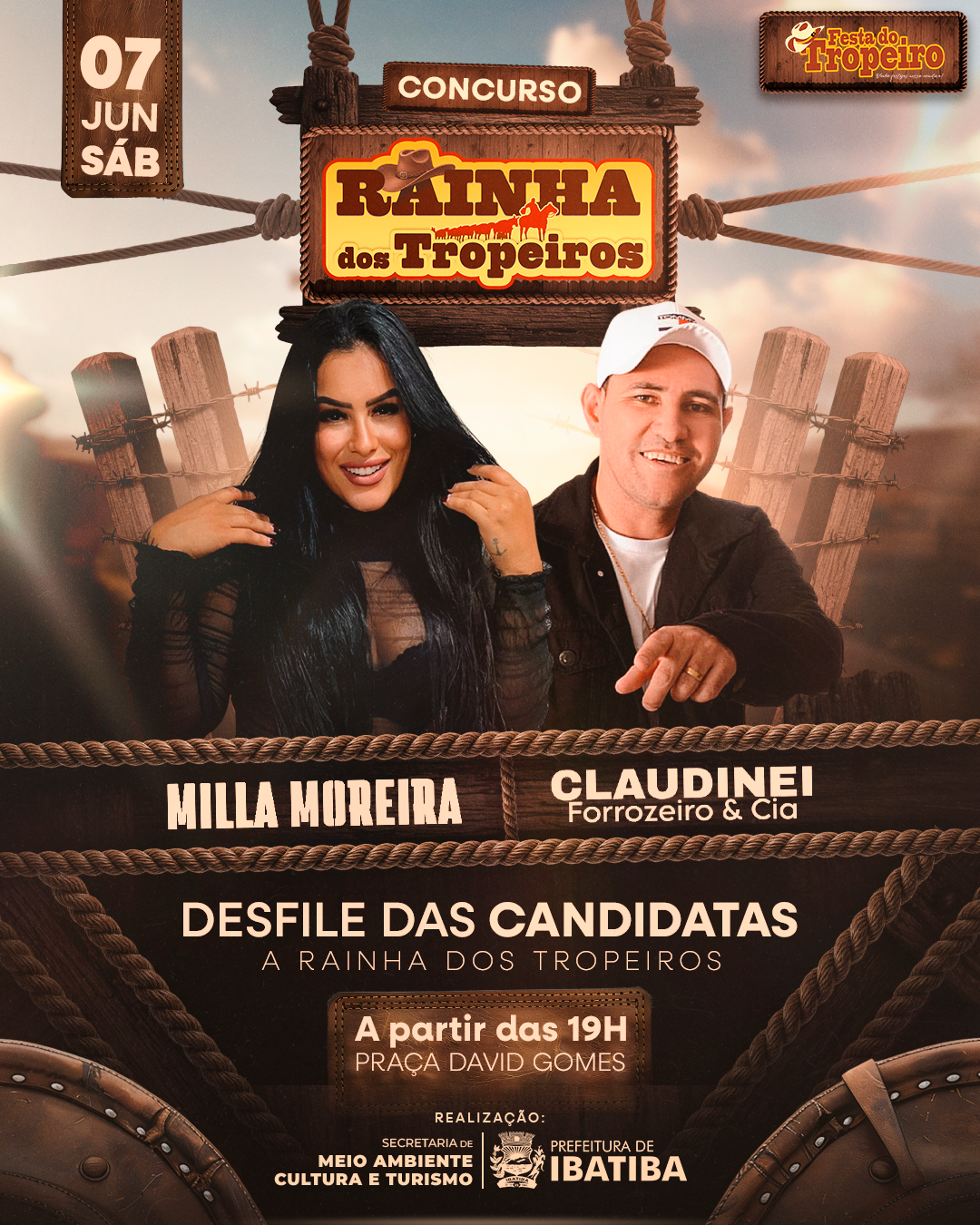 Chegou a Hora de Eleger a Rainha dos Tropeiros de Ibatiba!