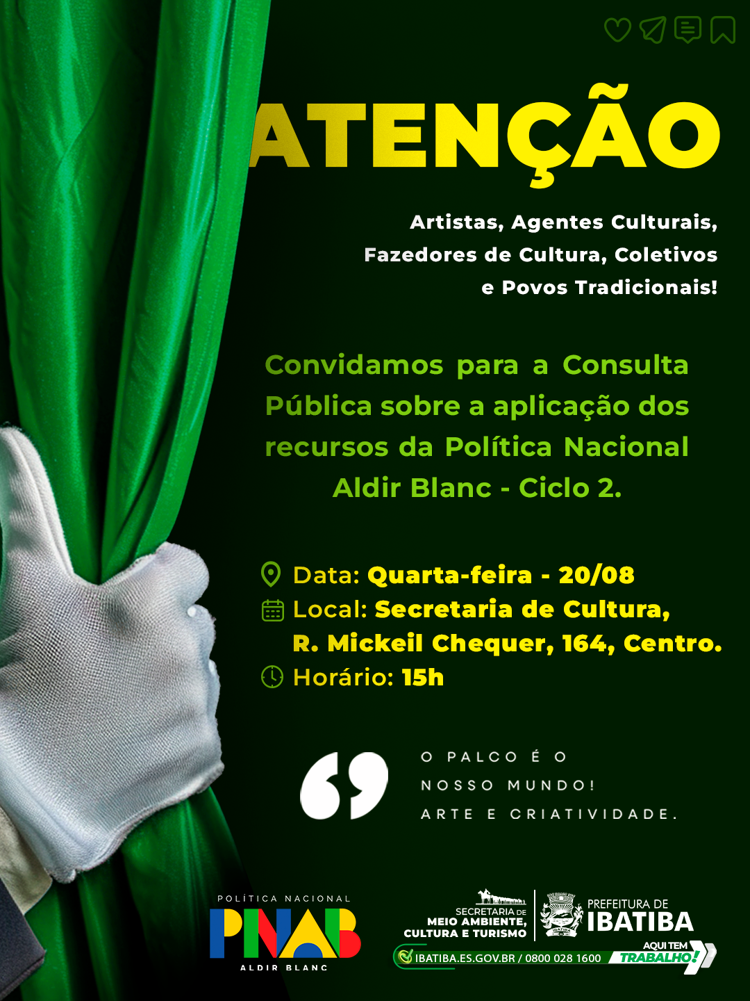 Construção das políticas culturais - Ciclo 2 - PNAB