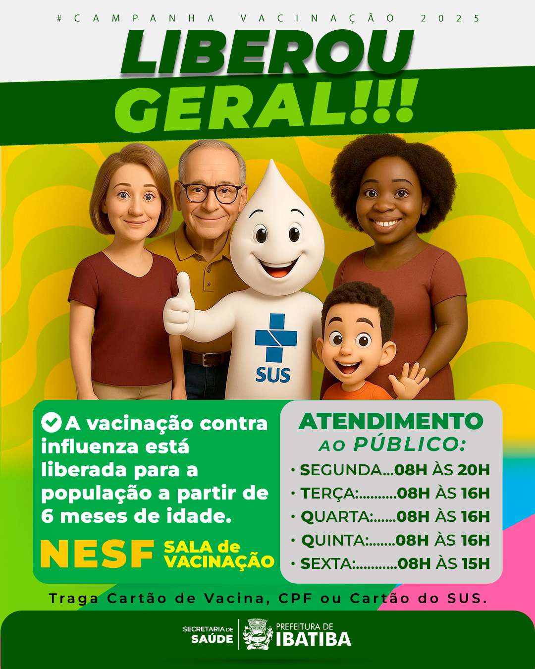 Vacinação Contra Influenza Disponível em Ibatiba: Proteja-se e Cuide da Sua Saúde!