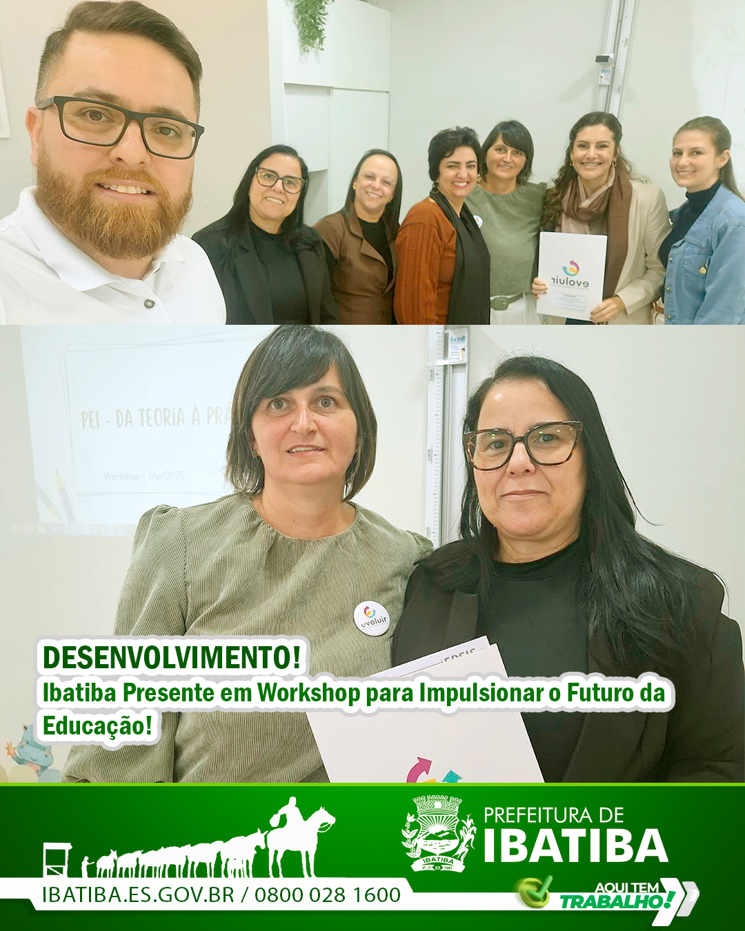  Secretaria de Educação de Ibatiba Participa de Workshop para Fortalecer o Desenvolvimento Infanto-juvenil!