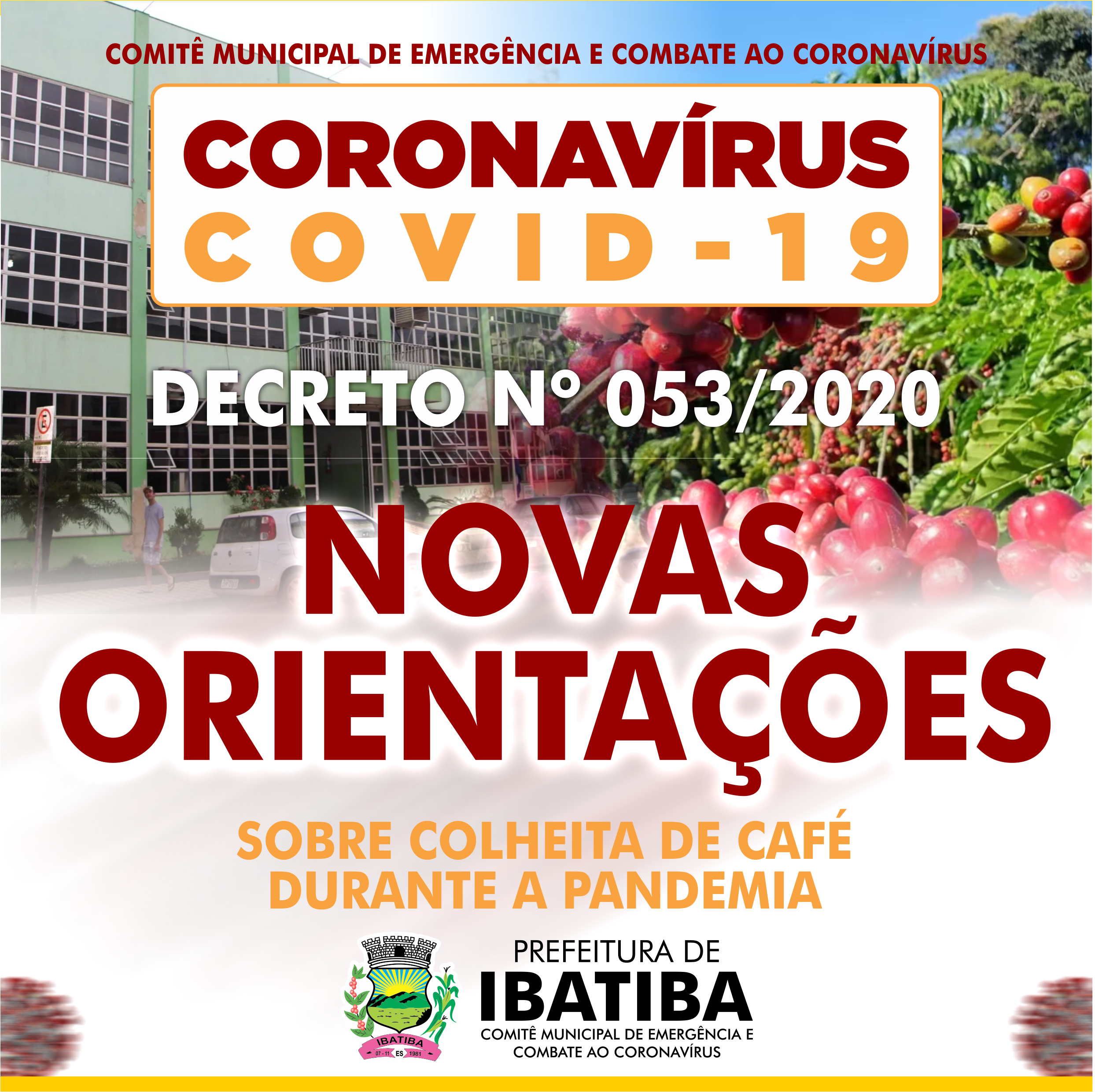 Prefeitura de Ibatiba publica Decreto sobre colheita de café durante pandemia do Coronavírus 