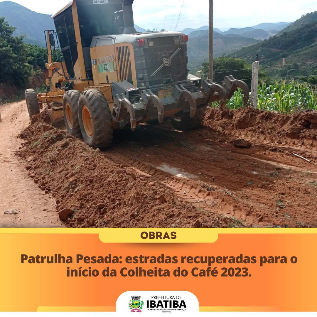 ESTRADAS - O período da Colheita do Café já está iniciando