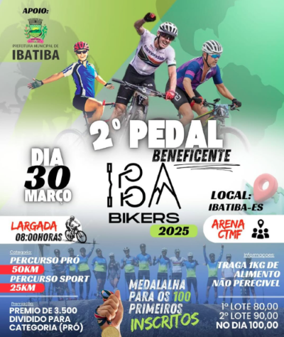 “Preparem-se para o segundo pedal IBABIKES 2025!