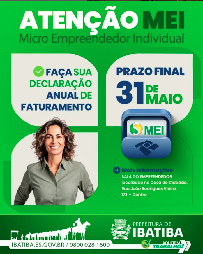 ATENÇÃO, MICROEMPREENDEDOR INDIVIDUAL (MEI)!
