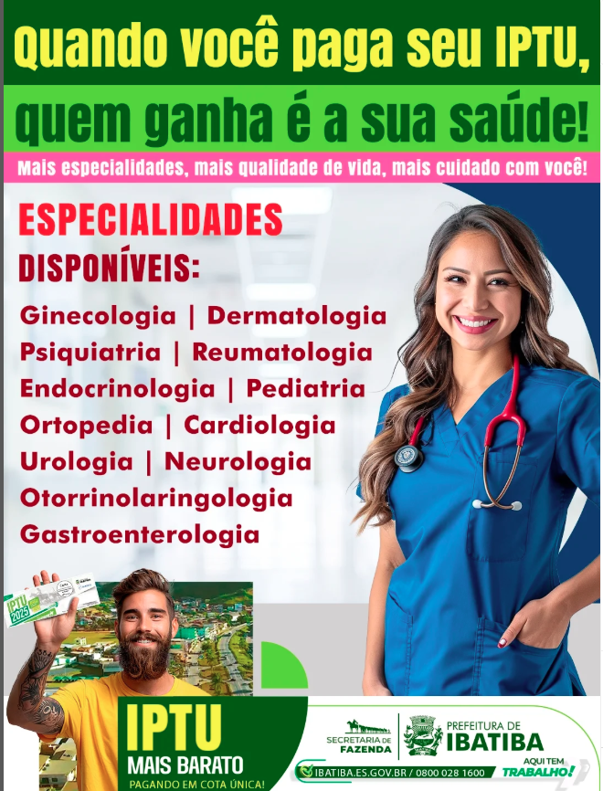 Quando o cidadão faz a sua parte, o resultado aparece na vida de todos!