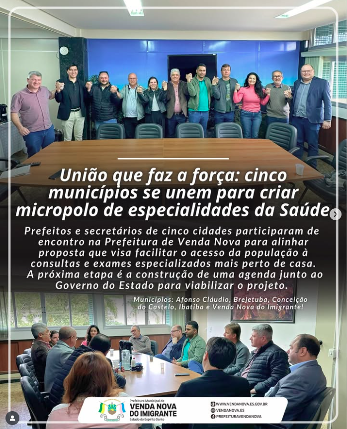 União que faz a força: cinco municípios se unem para criar micropolo regional de especialidades da Saúde 