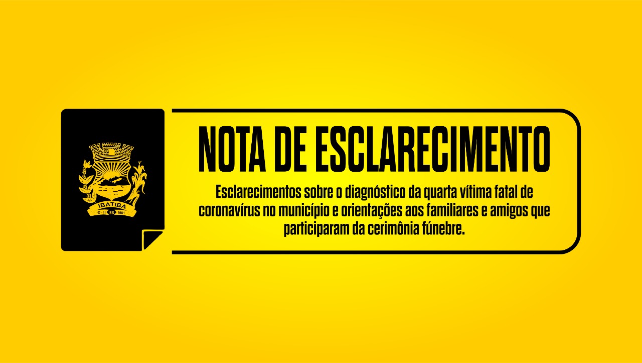 Nota de esclarecimento