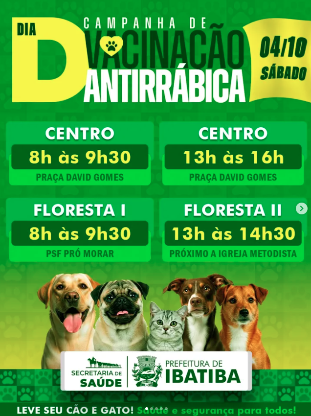 Dia D da Vacinação Antirrábica 2025  