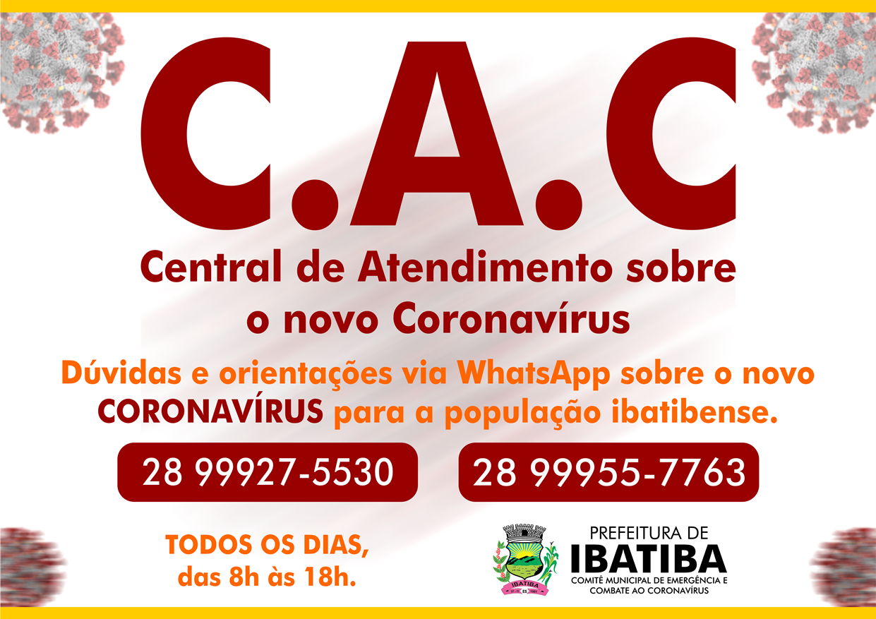 Coronavírus: Central de Atendimento também recebe denúncias