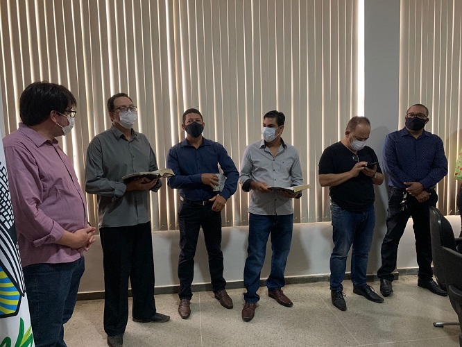 Pastores do Copai realizam primeiro culto do ano na Prefeitura de Ibatiba