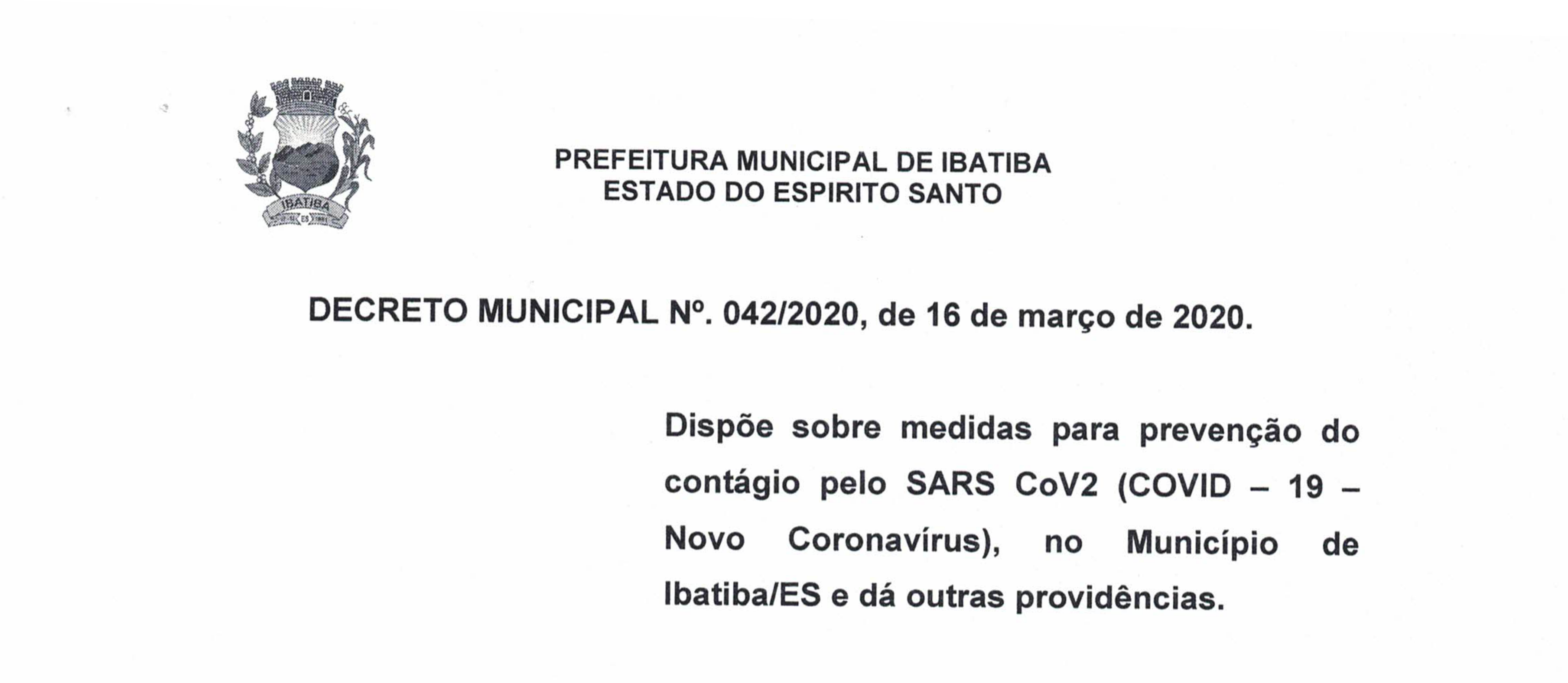 Eventos e Aglomerações estão suspensos em Ibatiba por 15 dias