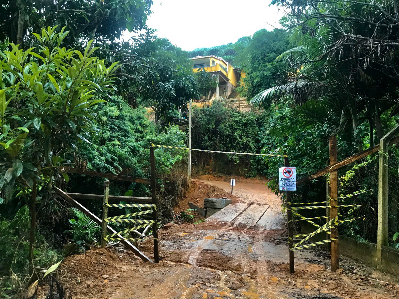 Defesa Civil: Trânsito alterado na Ponte da Comunidade São José