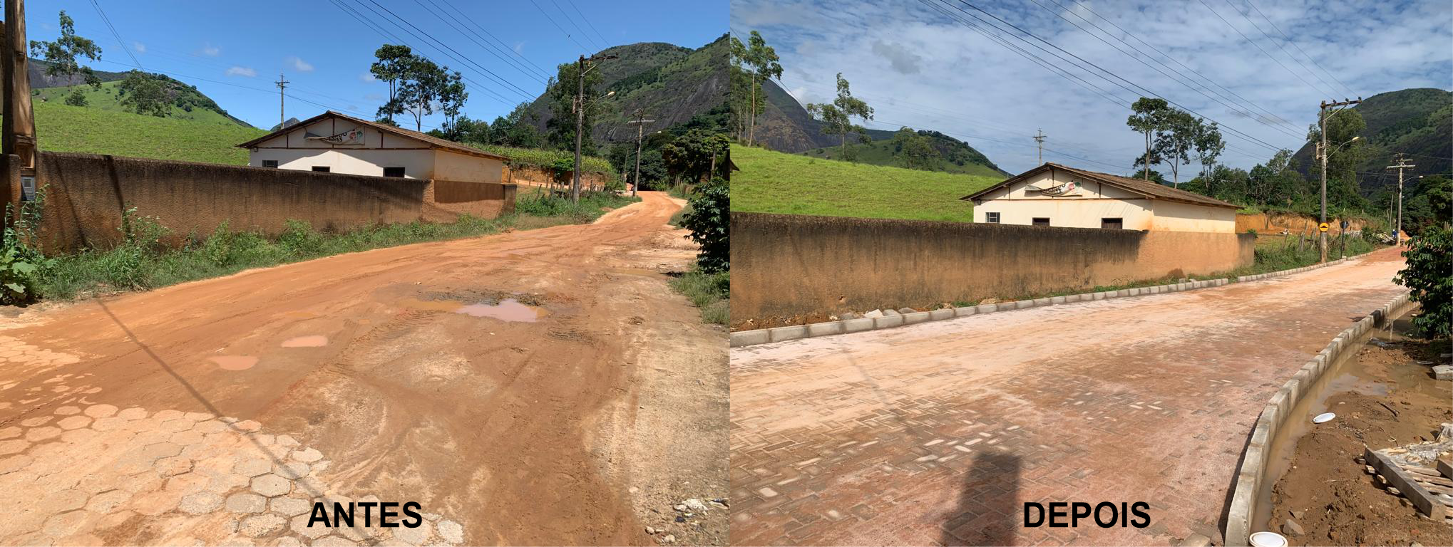 Prefeitura realiza melhorias na pavimentação da Comunidade de Crisciúma