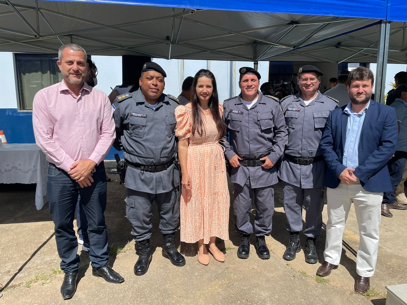 Vice-Prefeita e Vereadores participam de evento da Polícia Militar em Ibatiba
