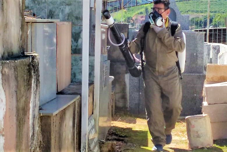 Vigilância realiza ações de combate ao mosquito Aedes aegypti em Ibatiba