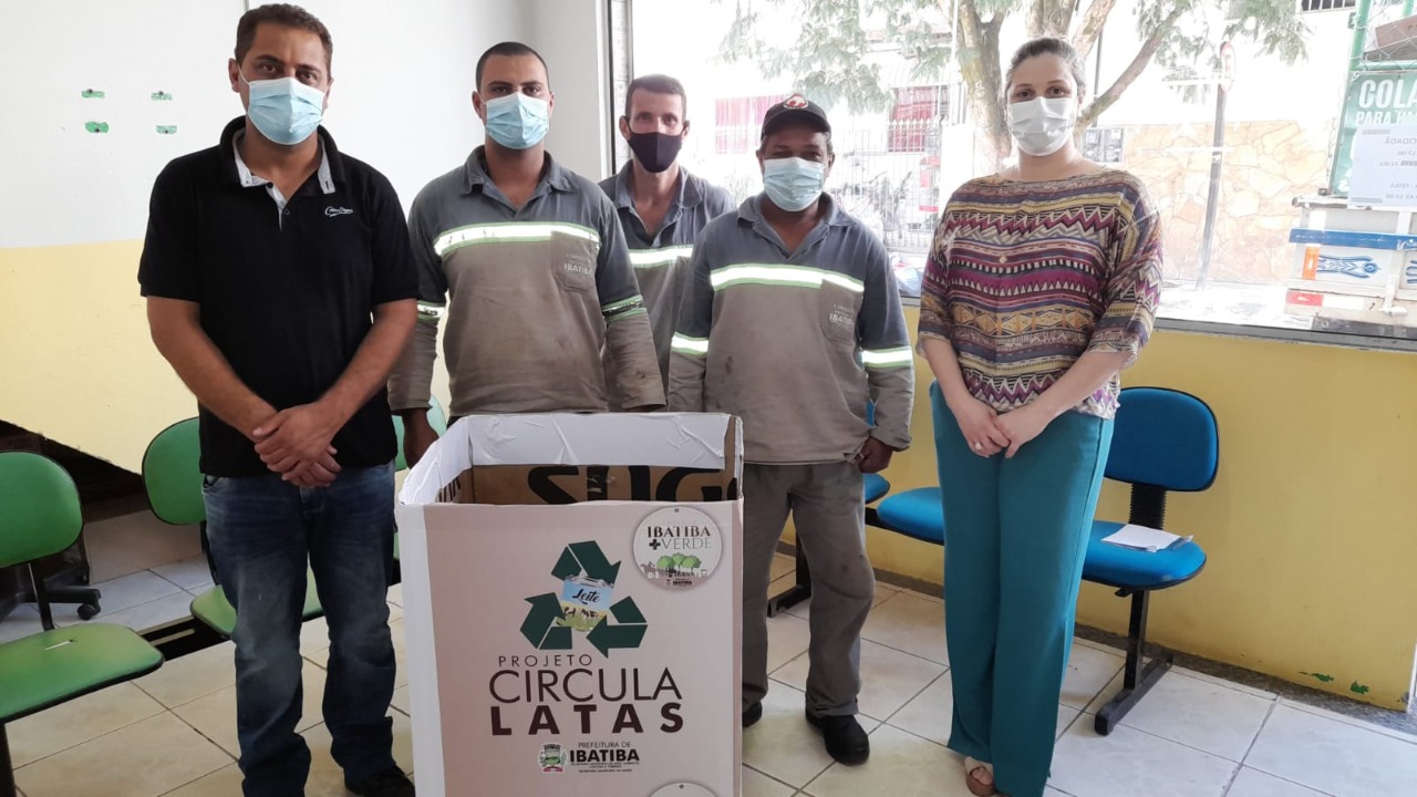 Secretaria de Saúde de Ibatiba lança projeto Circulatas em parceria com catadores