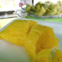 Pamonha e Mel na merenda