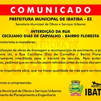 Obras de drenagem e recuperação de pavimento beneficiarão moradores do bairro Floresta