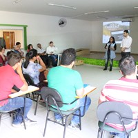 Apresentação do Web site Caparaó Online para gestores de turismo e autoridades em Ibatiba