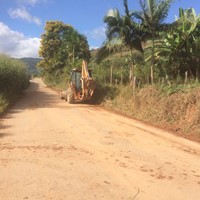 Limpeza de pista nos Carangolas