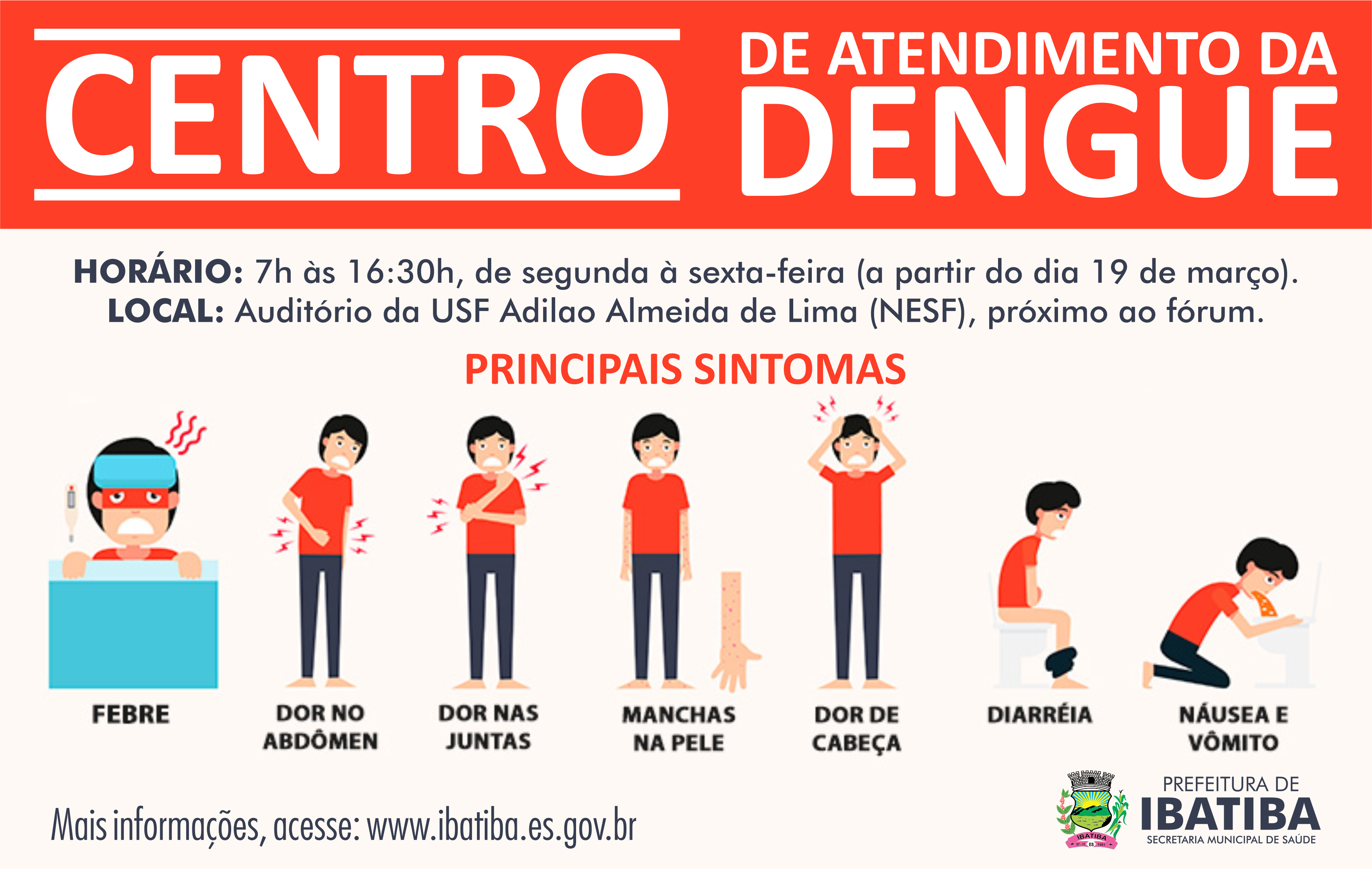 Centro de Atendimento de dengue: Prefeitura faz força tarefa para ampliar o atendimento de pessoas com suspeita de dengue