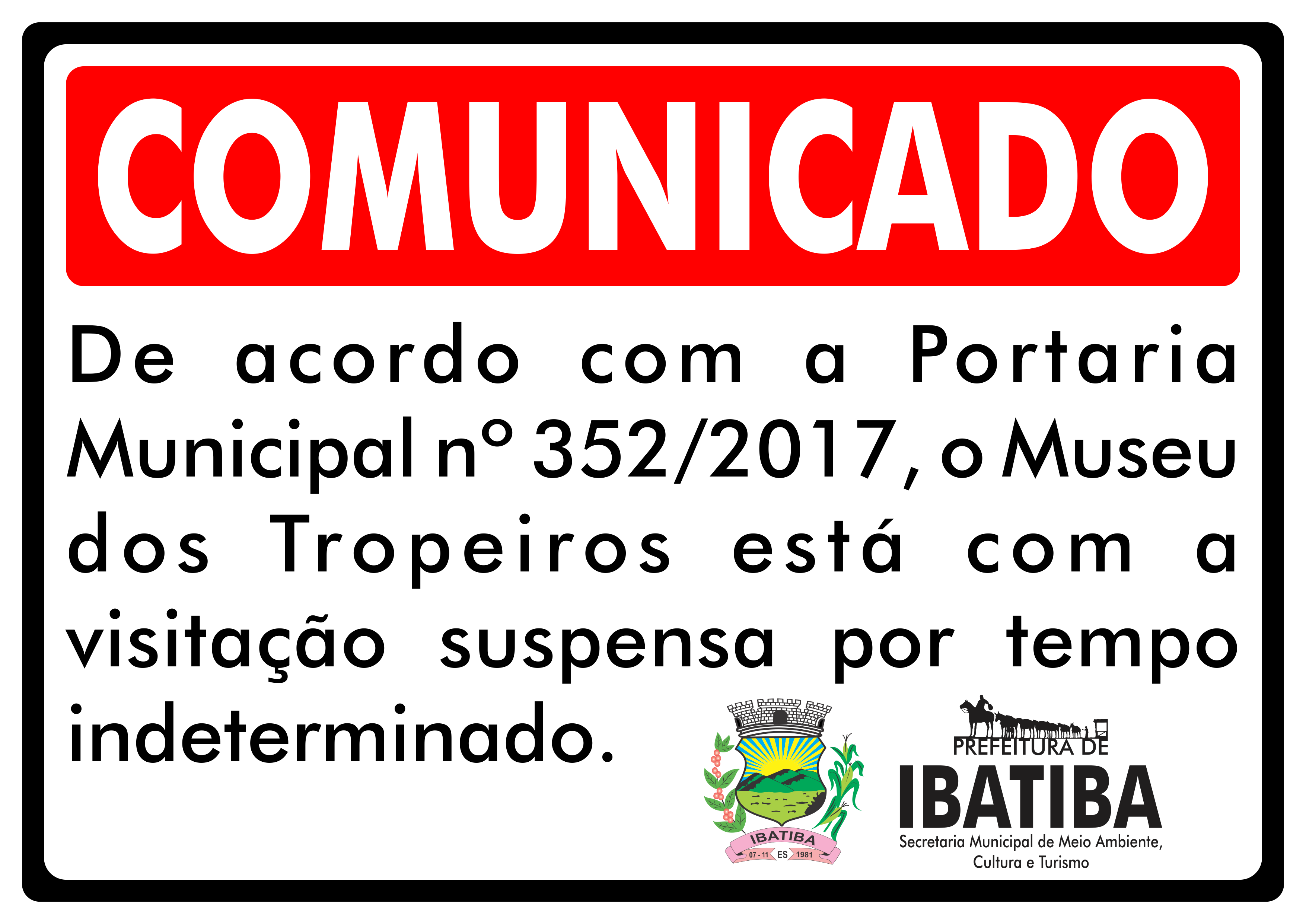 Suspensa temporariamente a visitação ao Museu dos Tropeiros