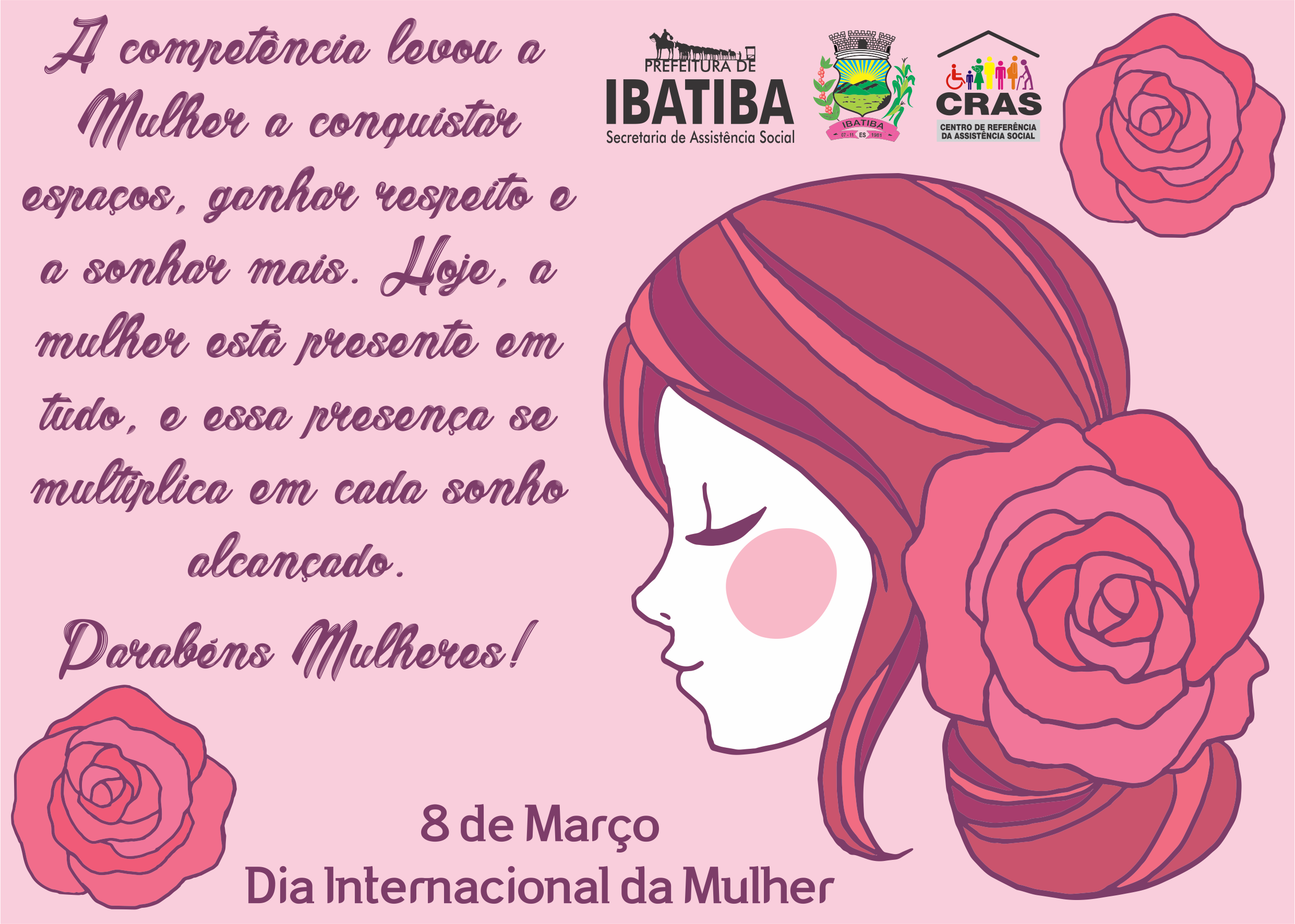 Dia da Mulher será comemorado com várias ações em Ibatiba