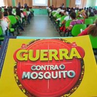 Na Escola Eunice Pereira da Silveira, palestras sobre combate ao mosquito transmissor da dengue, do zika vírus e da chikungunya