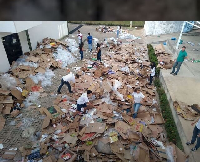 Gincana de Coleta Seletiva promovida pelo Ifes beneficia Ibatiba