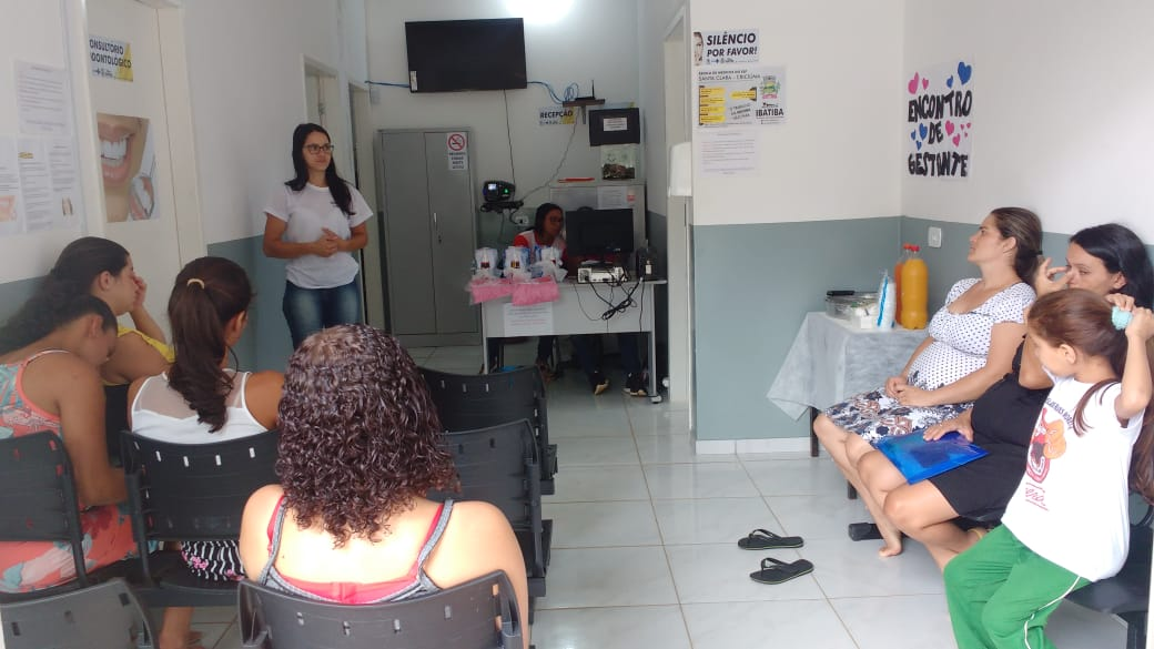 Programa Sala de Gestantes de Santa Clara mescla ações do projeto Nascer Feliz 