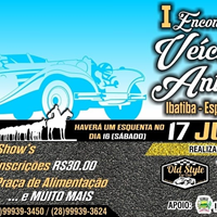 Ibatiba recebe pela 1ª vez um encontro de carros antigos