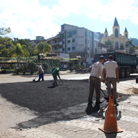 Tapa-Buraco em vias asfaltadas é realizado pela Prefeitura