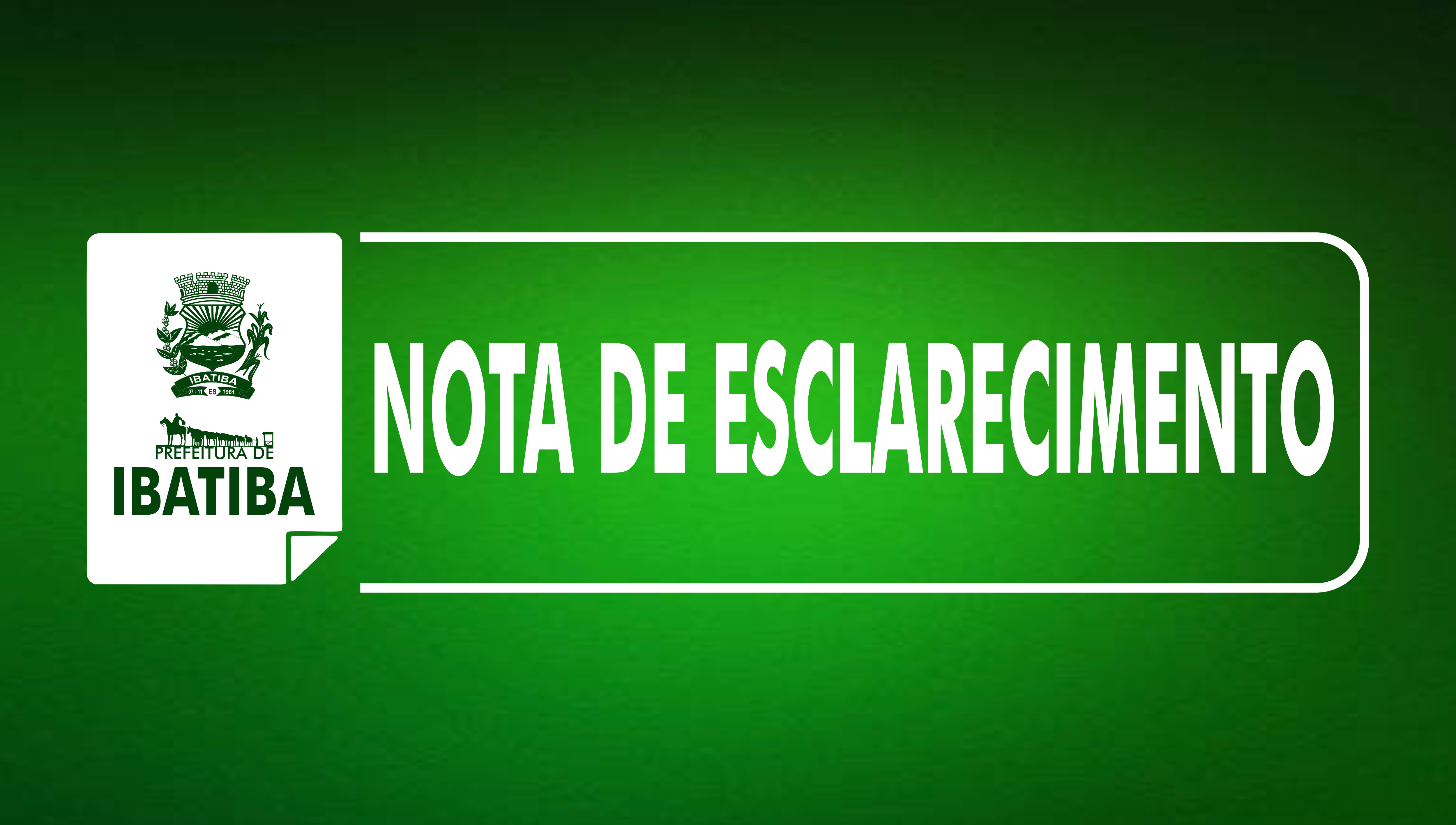 Nota de Esclarecimento