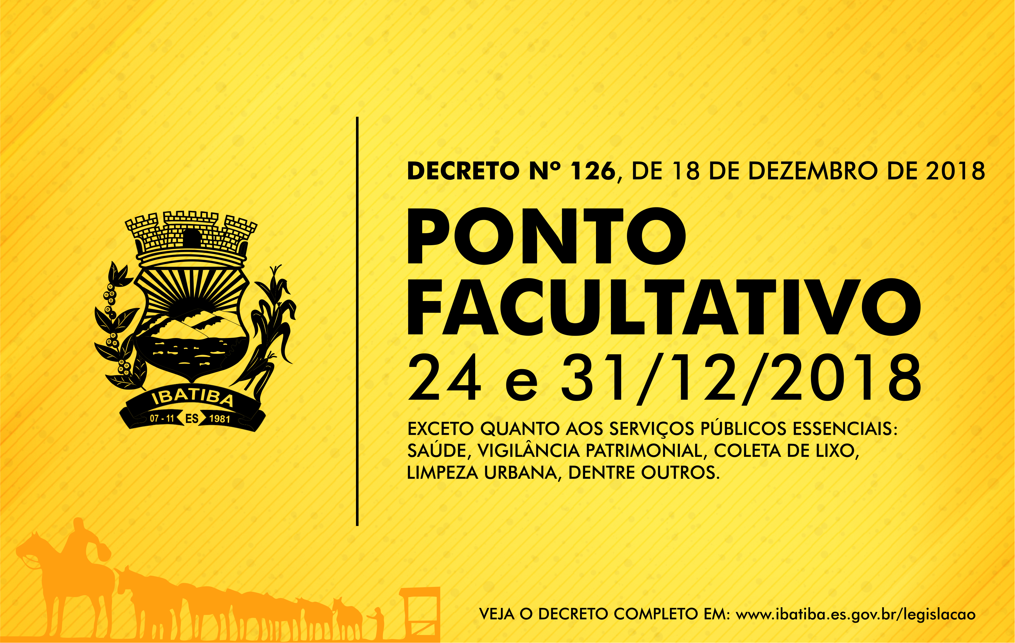 Ponto Facultativo de Natal e Ano Novo