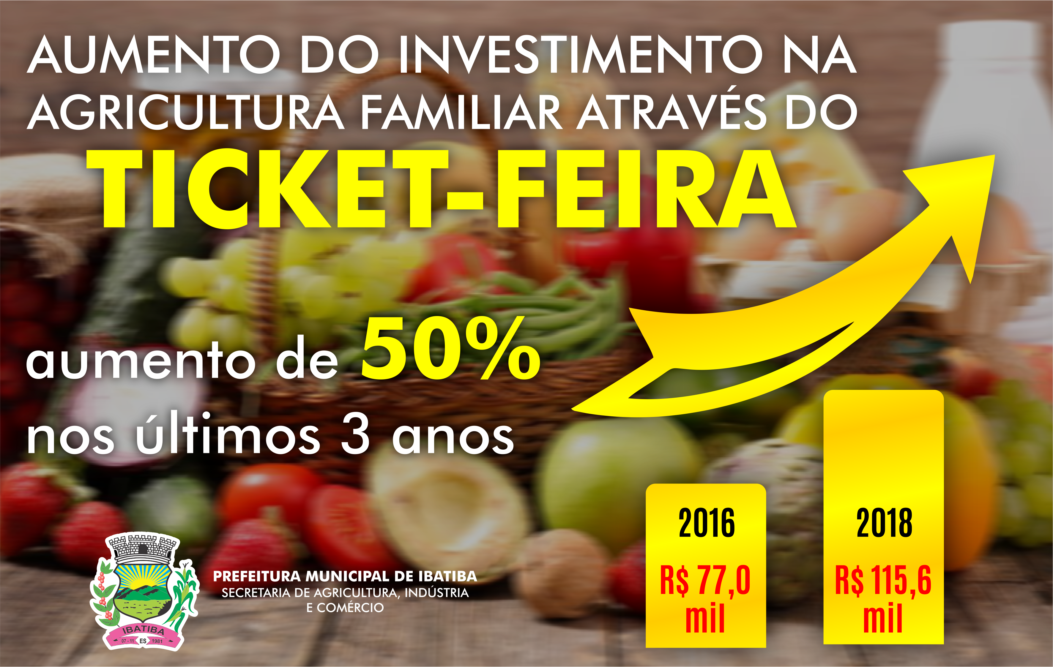 Ticket-Feira: pagamento em dia e mais  renda na Agricultura Familiar 