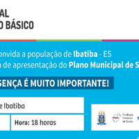 Prefeitura realiza audiência pública para debater o Plano Municipal de Saneamento Básico - PMSB