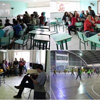 Muitas atrações na comemoração do Dia do Estudante na Escola David Gomes