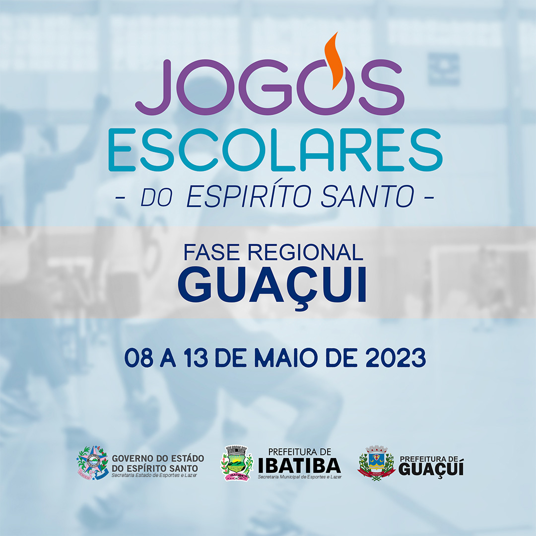 Delegação Ibatibense estreia nesta segunda-feira (8) nos Jogos Escolares do ES