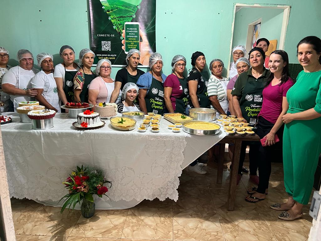 Alto Inês: Mais 14 mulheres concluem curso de produção de tortas 