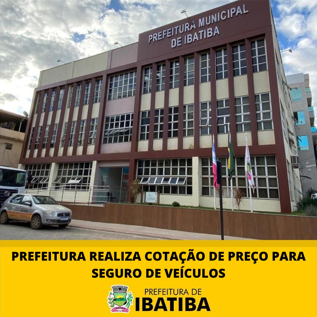 Prefeitura realiza cotação de preço para seguro de veículos