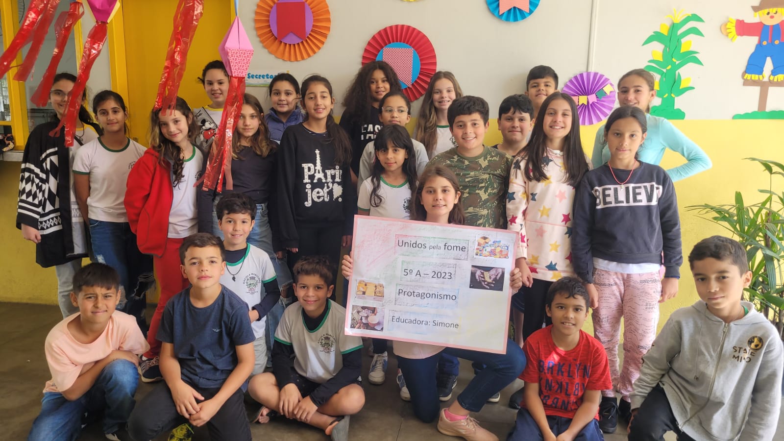 Alunos da Escola Eunice Pereira Silveira realizam Campanha de Arrecadação de alimentos