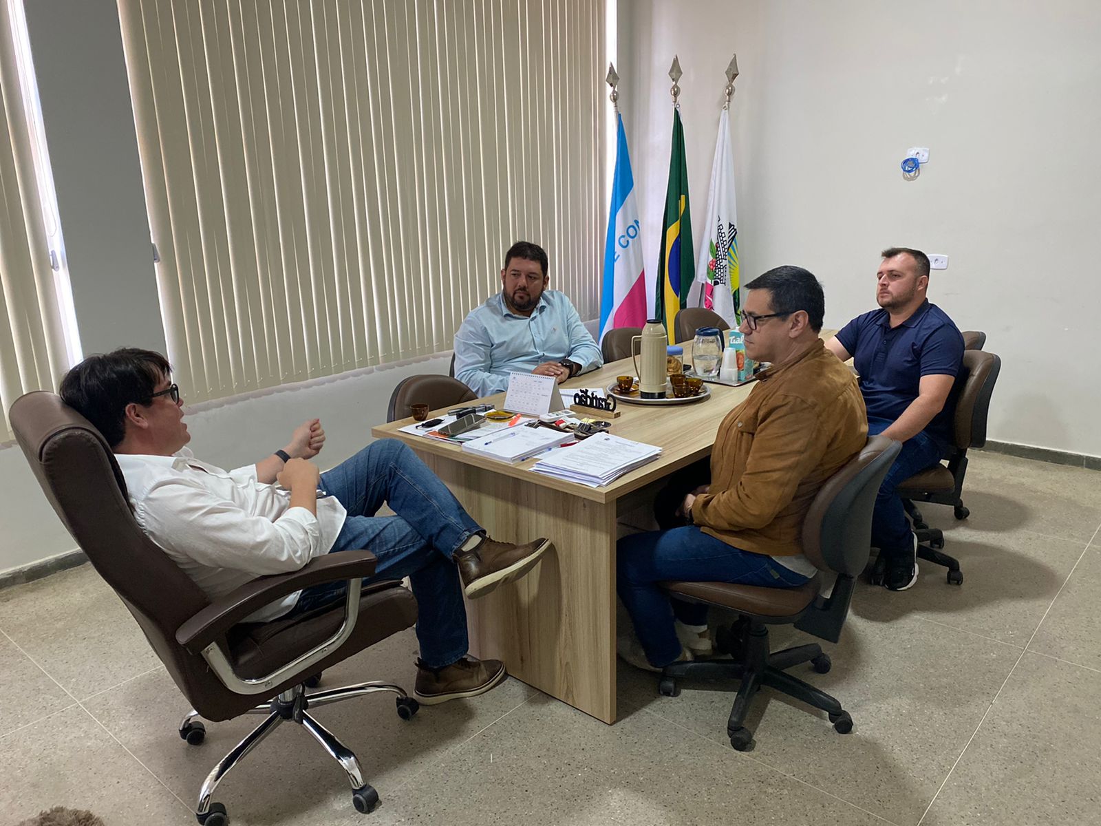 Empresários de Ibatiba dialogam sobre mobilidade urbana com prefeito Luciano Pingo