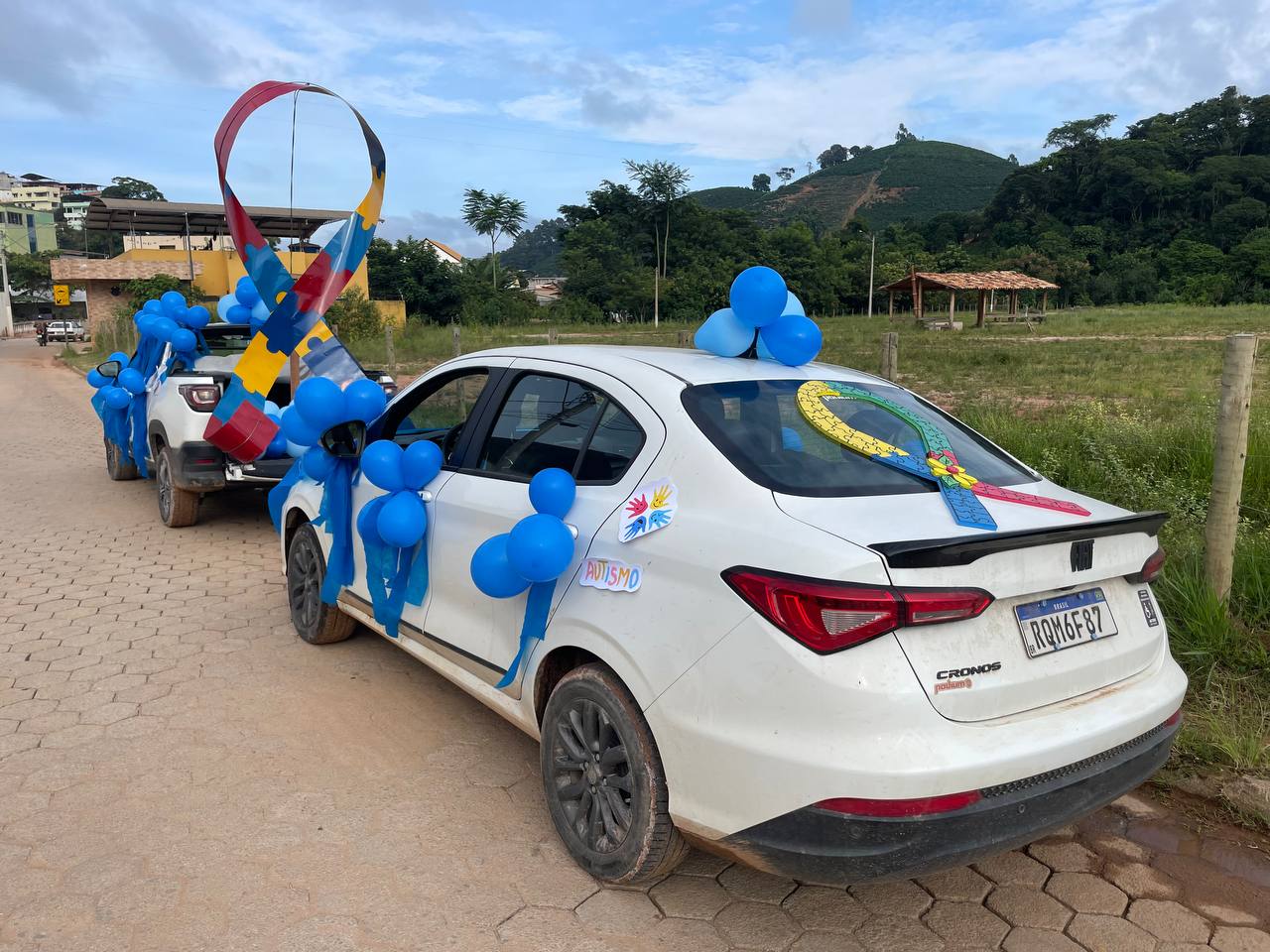 Carreata celebra o Dia Mundial de Conscientização do Autismo em Ibatiba